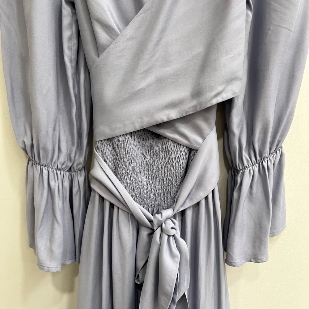 Ohsevendays Bailey Reversible Midi Dress Periwinkle Blue Romantic Bridgerton Xl — image 7 of 8